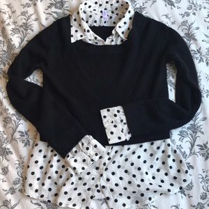 Sweater shirt combo